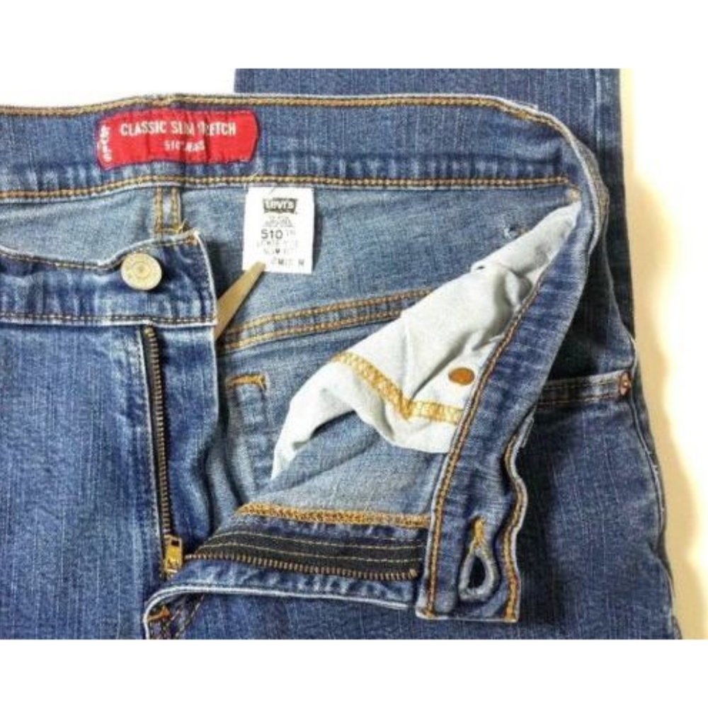 *SOLD* Levi's 510 Size 8 Classic Slim Blue Jeans - Picture 6 of 8